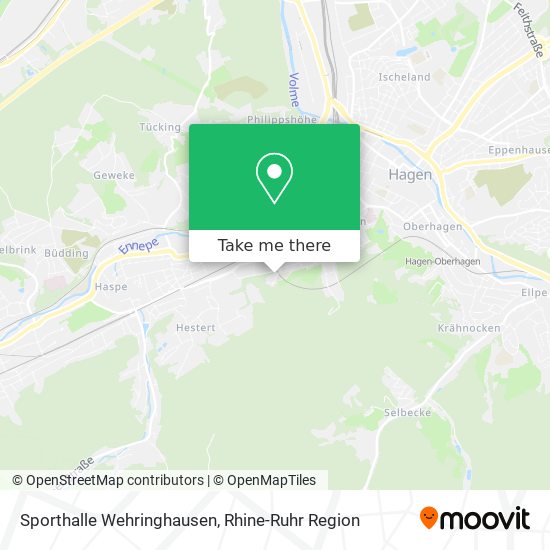 Sporthalle Wehringhausen map