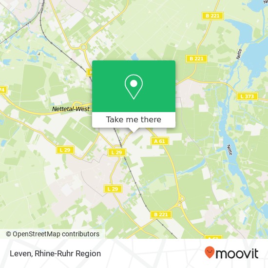 Leven map