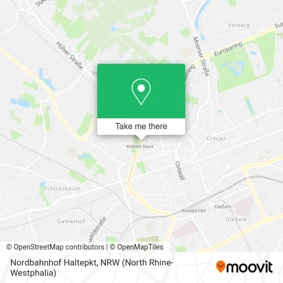 Карта Nordbahnhof Haltepkt