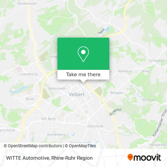 WITTE Automotive map