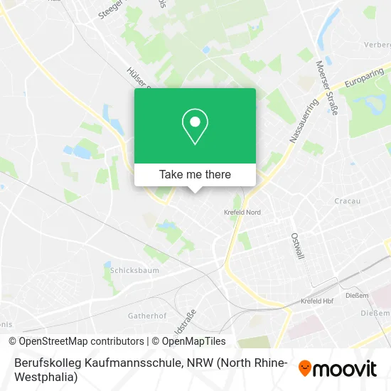 Карта Berufskolleg Kaufmannsschule