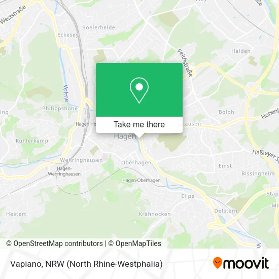 Карта Vapiano