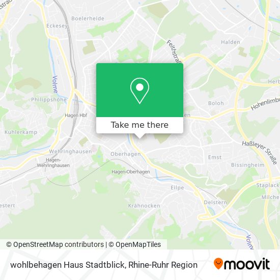 wohlbehagen Haus Stadtblick map