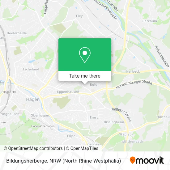 Карта Bildungsherberge
