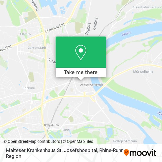 Malteser Krankenhaus St. Josefshospital map