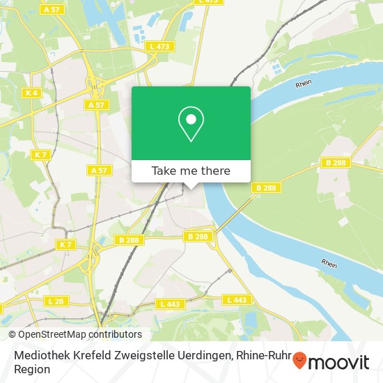 Mediothek Krefeld Zweigstelle Uerdingen map