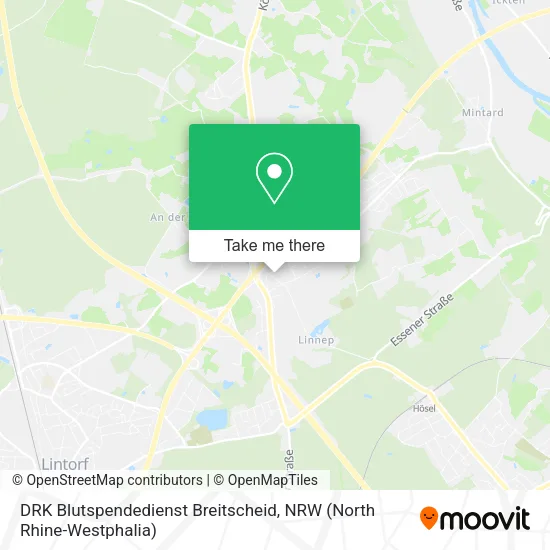 Карта DRK Blutspendedienst Breitscheid