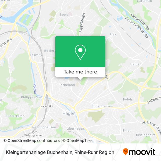 Kleingartenanlage Buchenhain map