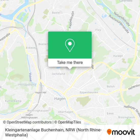 Карта Kleingartenanlage Buchenhain