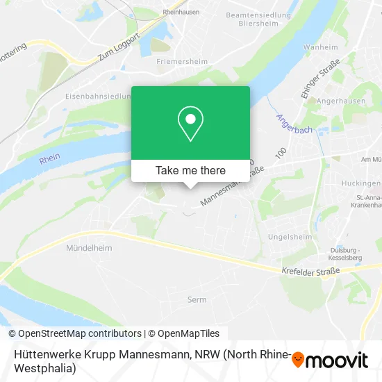 Hüttenwerke Krupp Mannesmann map