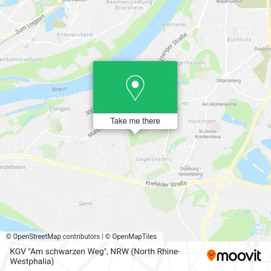 Карта KGV "Am schwarzen Weg"