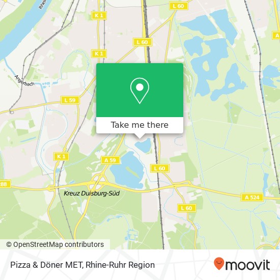 Pizza & Döner MET map