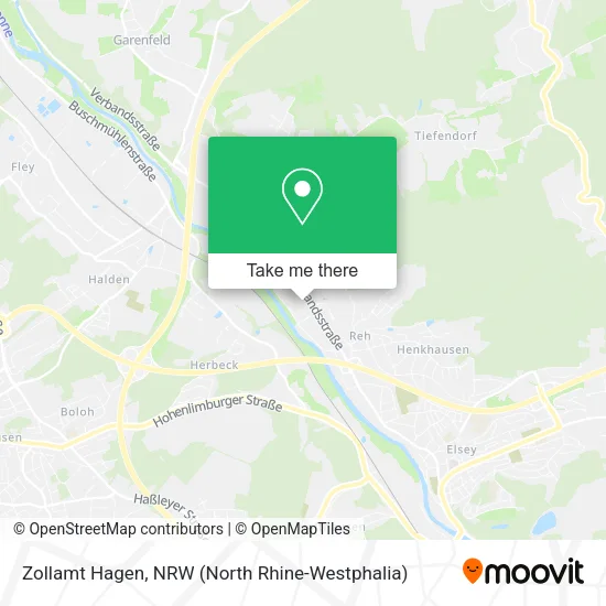 Карта Zollamt Hagen