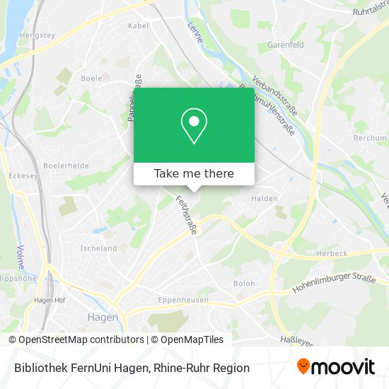 Bibliothek FernUni Hagen map