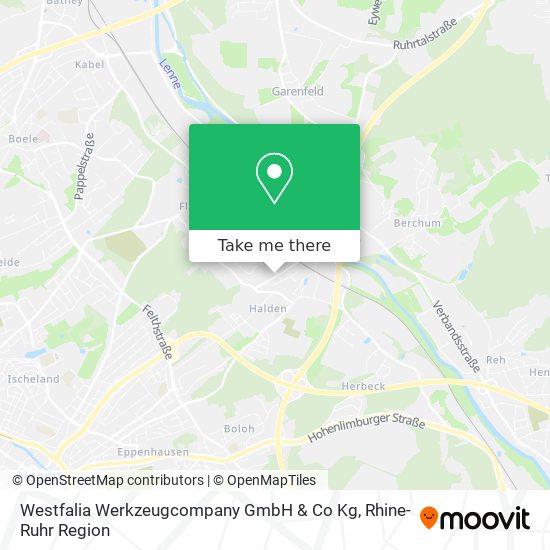 Карта Westfalia Werkzeugcompany GmbH & Co Kg