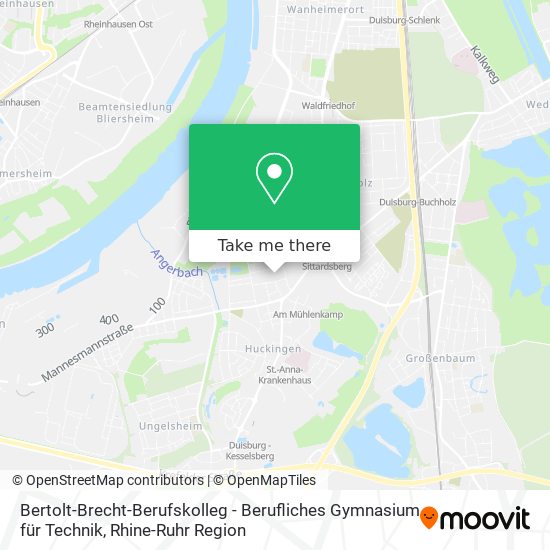 Bertolt-Brecht-Berufskolleg - Berufliches Gymnasium für Technik map