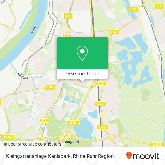 Карта Kleingartenanlage Keniapark