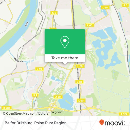 Belfor Duisburg map