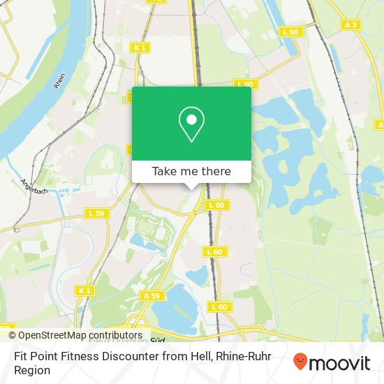 Fit Point Fitness Discounter from Hell map