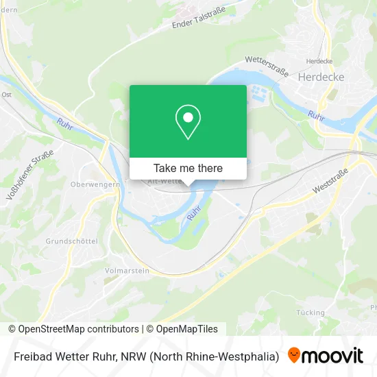 Карта Freibad Wetter Ruhr