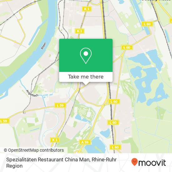 Spezialitäten Restaurant China Man map