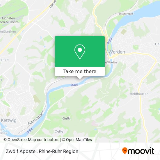 Zwölf Apostel map