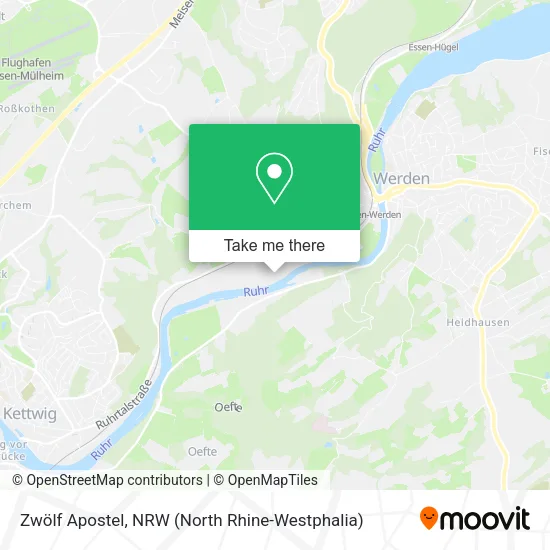 Карта Zwölf Apostel