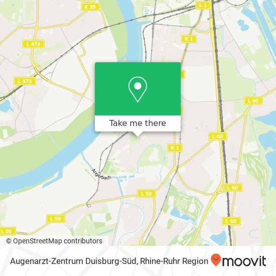 Augenarzt-Zentrum Duisburg-Süd map