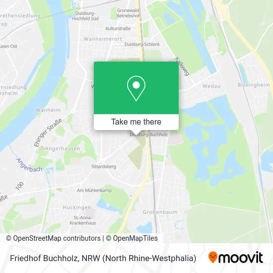 Friedhof Buchholz map