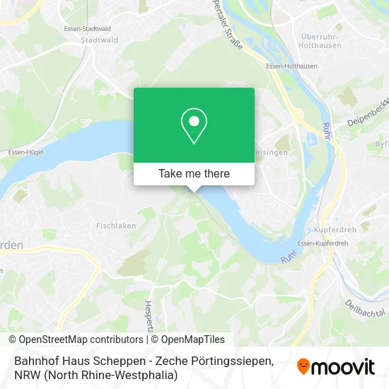 Карта Bahnhof Haus Scheppen - Zeche Pörtingssiepen