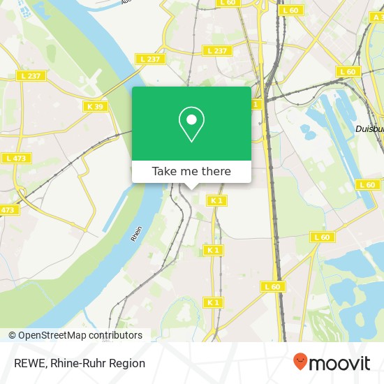 REWE map