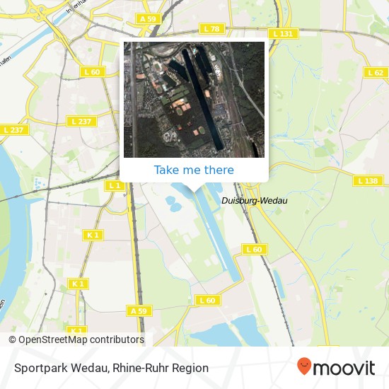 Sportpark Wedau map