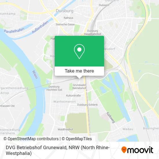 DVG Betriebshof Grunewald map