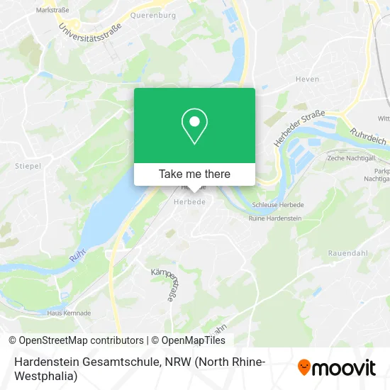 Карта Hardenstein Gesamtschule