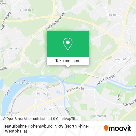 Naturbühne Hohensyburg map