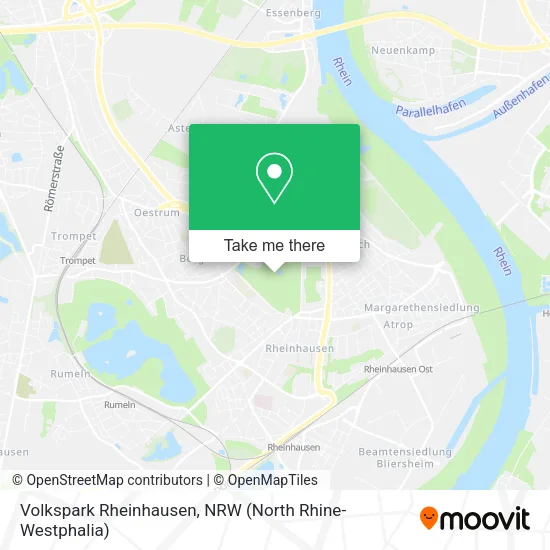 Карта Volkspark Rheinhausen