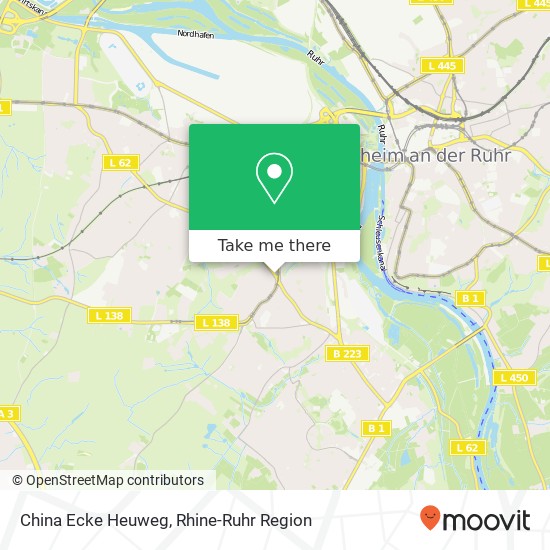 China Ecke Heuweg map