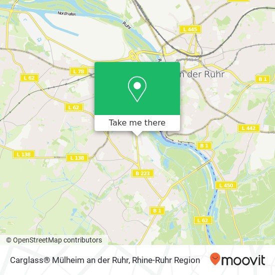 Carglass® Mülheim an der Ruhr map