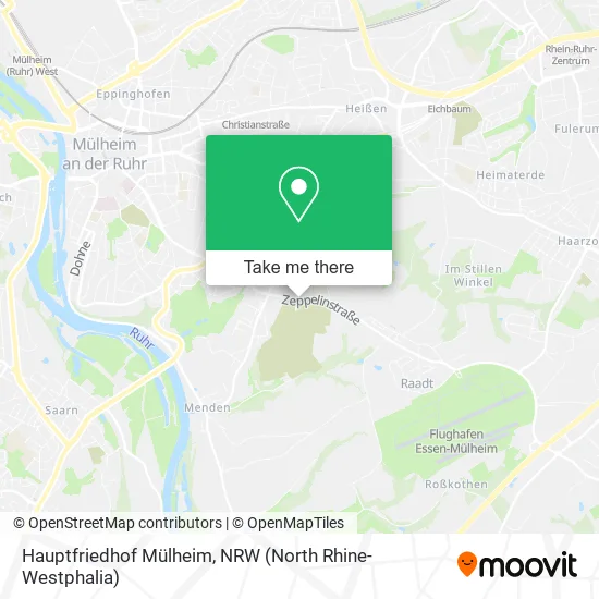 Карта Hauptfriedhof Mülheim