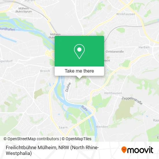 Карта Freilichtbühne Mülheim