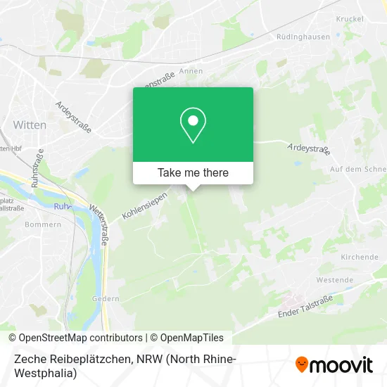 Карта Zeche Reibeplätzchen