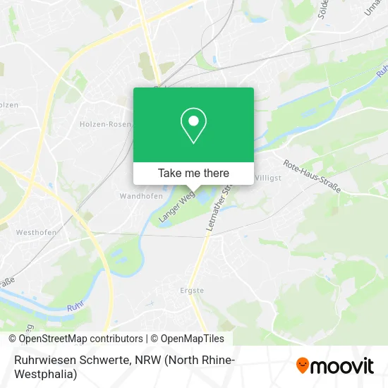 Карта Ruhrwiesen Schwerte