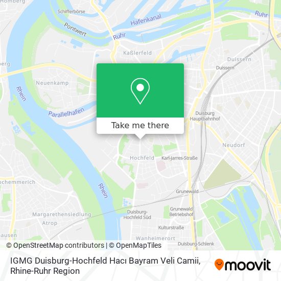 IGMG Duisburg-Hochfeld Hacı Bayram Veli Camii map
