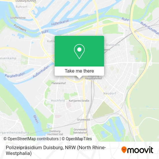 Карта Polizeipräsidium Duisburg