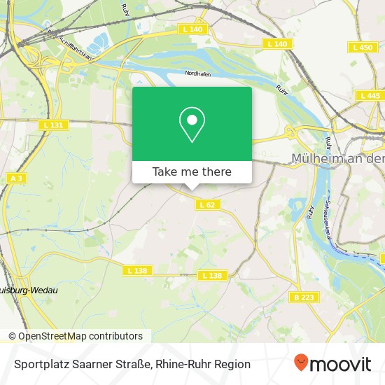 Sportplatz Saarner Straße map