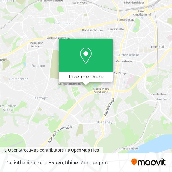 Calisthenics Park Essen map