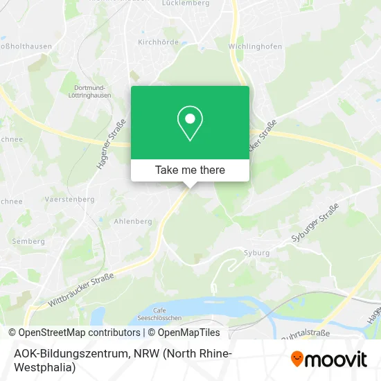 AOK-Bildungszentrum map