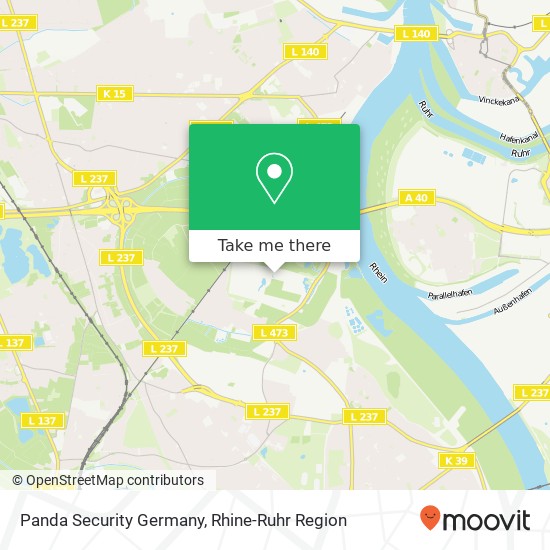 Panda Security Germany map