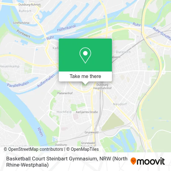 Basketball Court Steinbart Gymnasium map