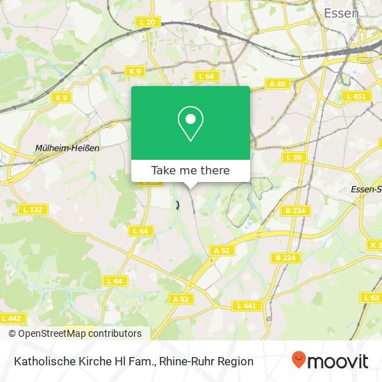 Katholische Kirche Hl Fam. map